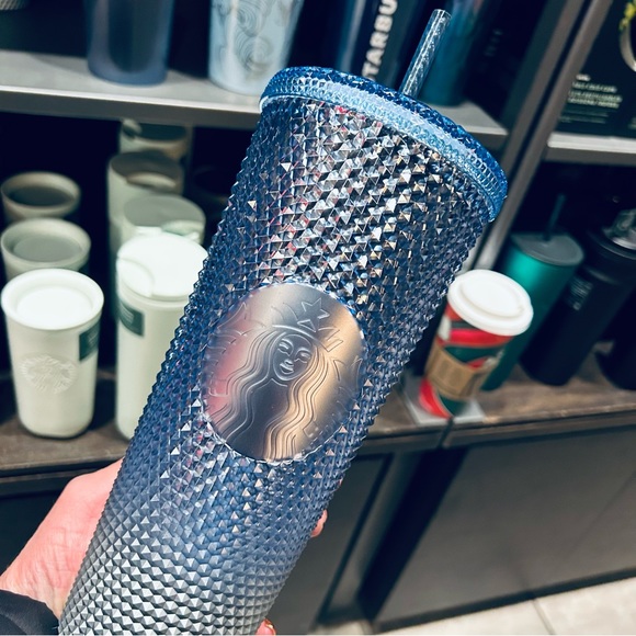Starbucks Icicle Blue Studded Cup Ombre Gradient Tumbler Venti New Holiday 2023 - Picture 7 of 12